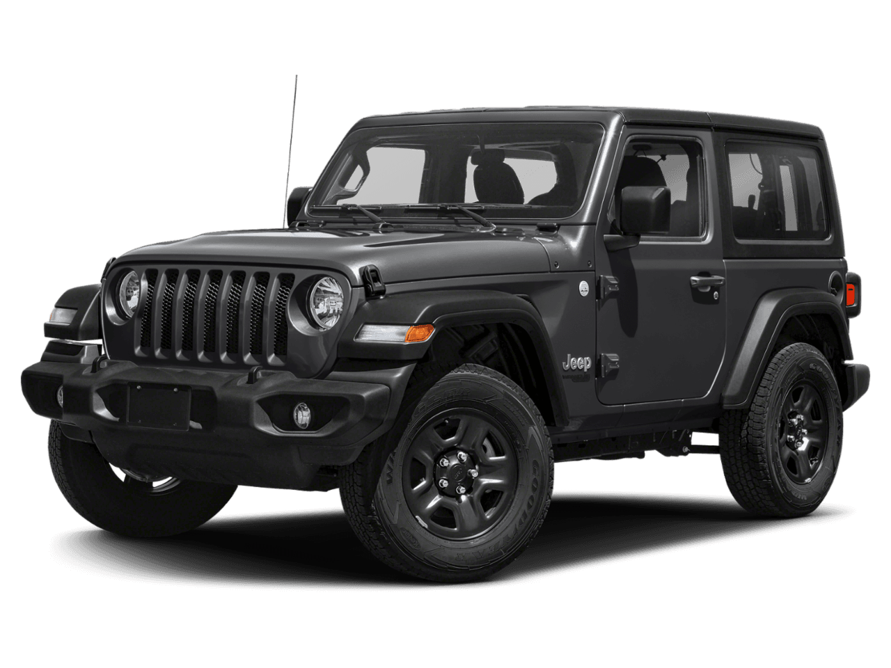 2018 Jeep Wrangler Sport - Front 3/4, facing to the left