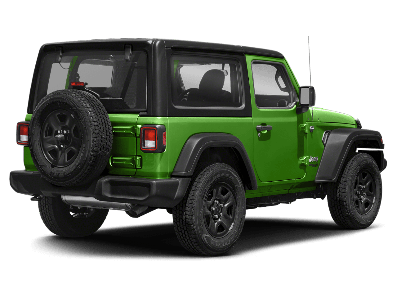 2018 Jeep Wrangler Sport - Rear 3/4, facing to the right