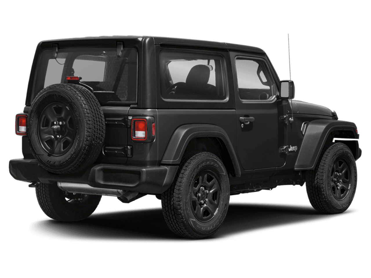 2018 Jeep Wrangler Rubicon - Rear 3/4, facing to the right