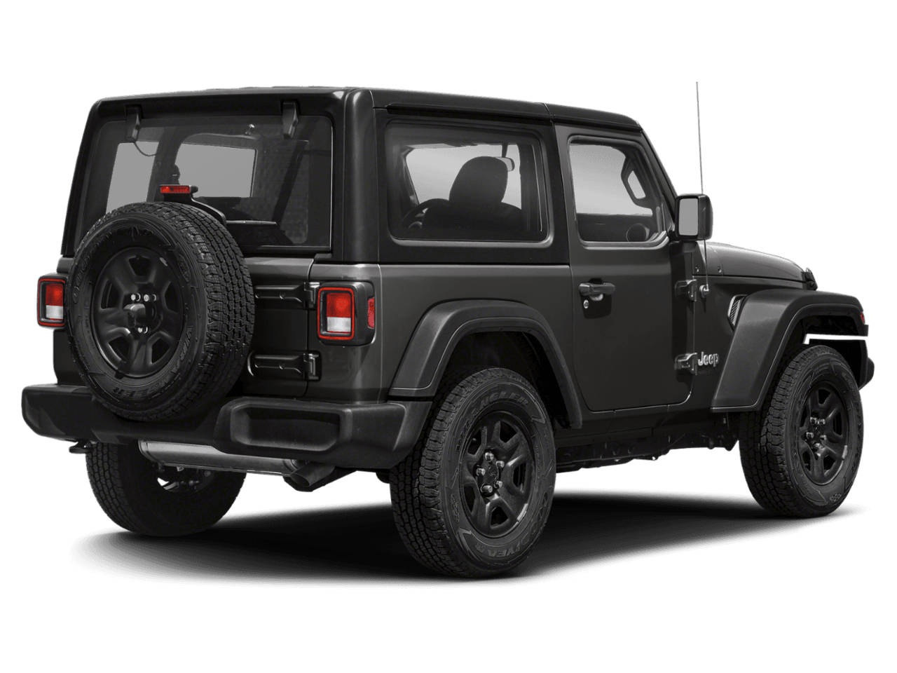 2018 Jeep Wrangler Rubicon - Rear 3/4, facing to the right