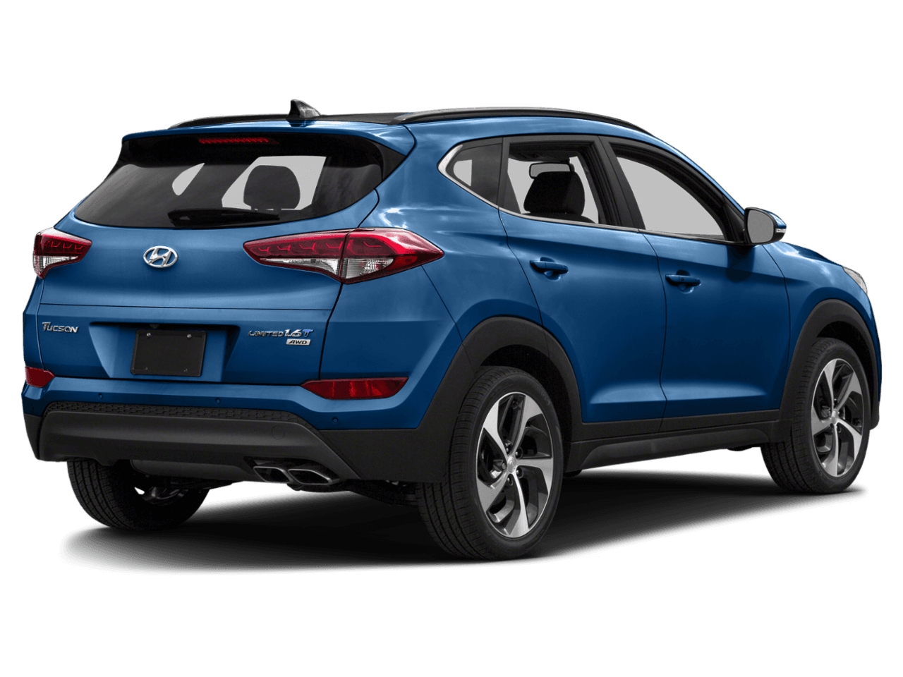 2018 Hyundai Tucson Limited - Rear 3/4, facing to the right