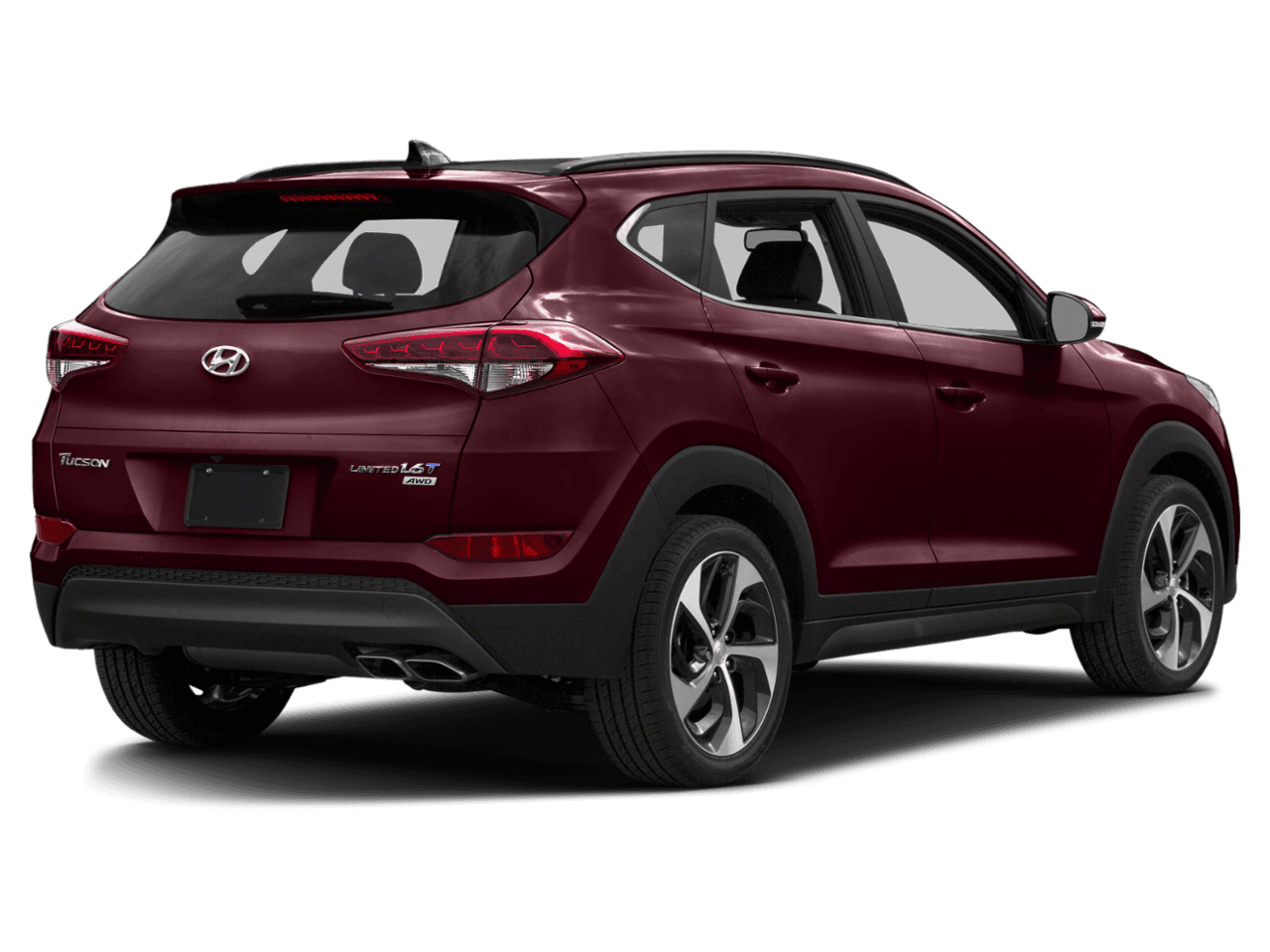 2018 Hyundai Tucson Limited - Rear 3/4, facing to the right