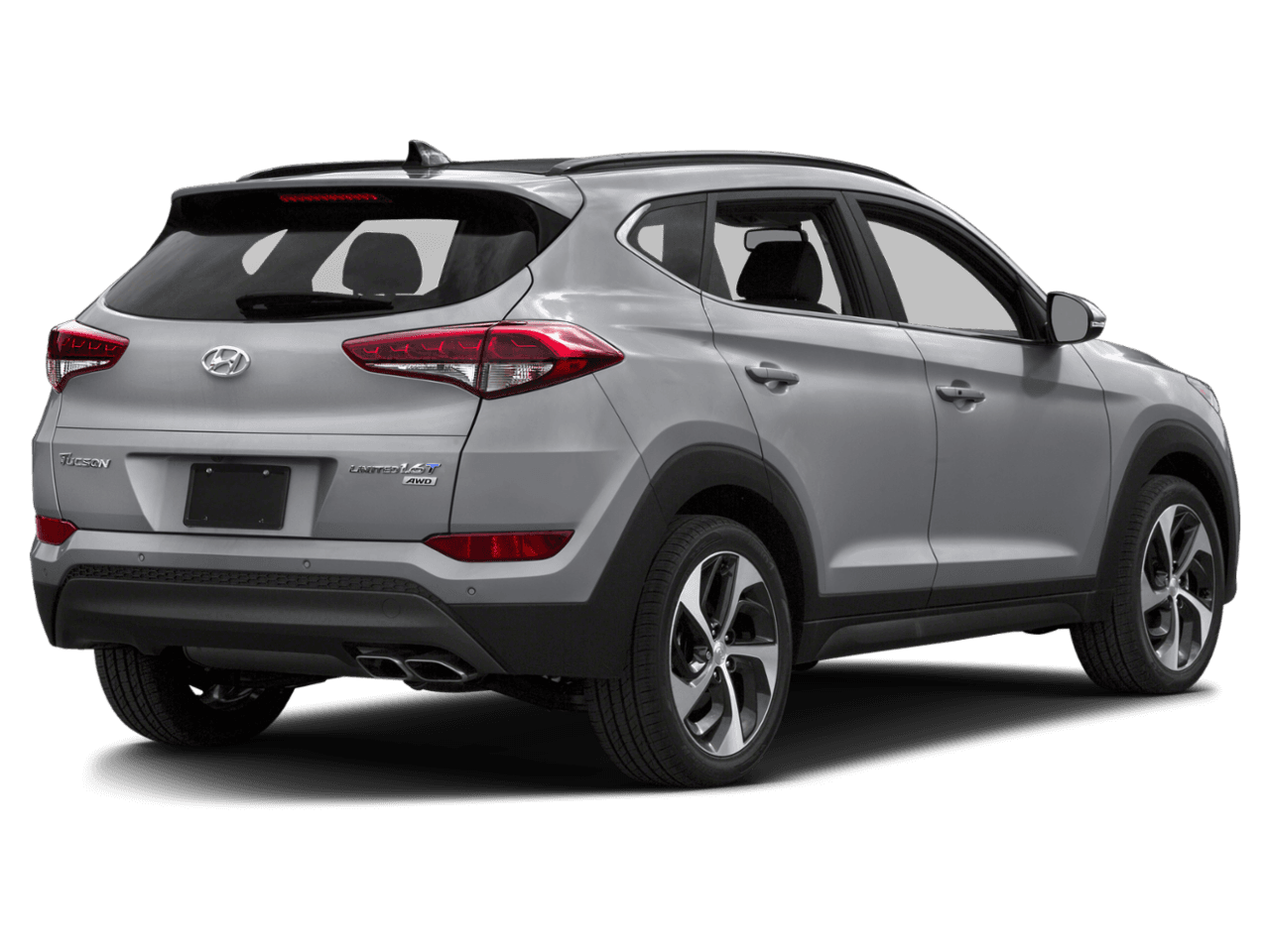 2018 Hyundai Tucson Limited - Rear 3/4, facing to the right