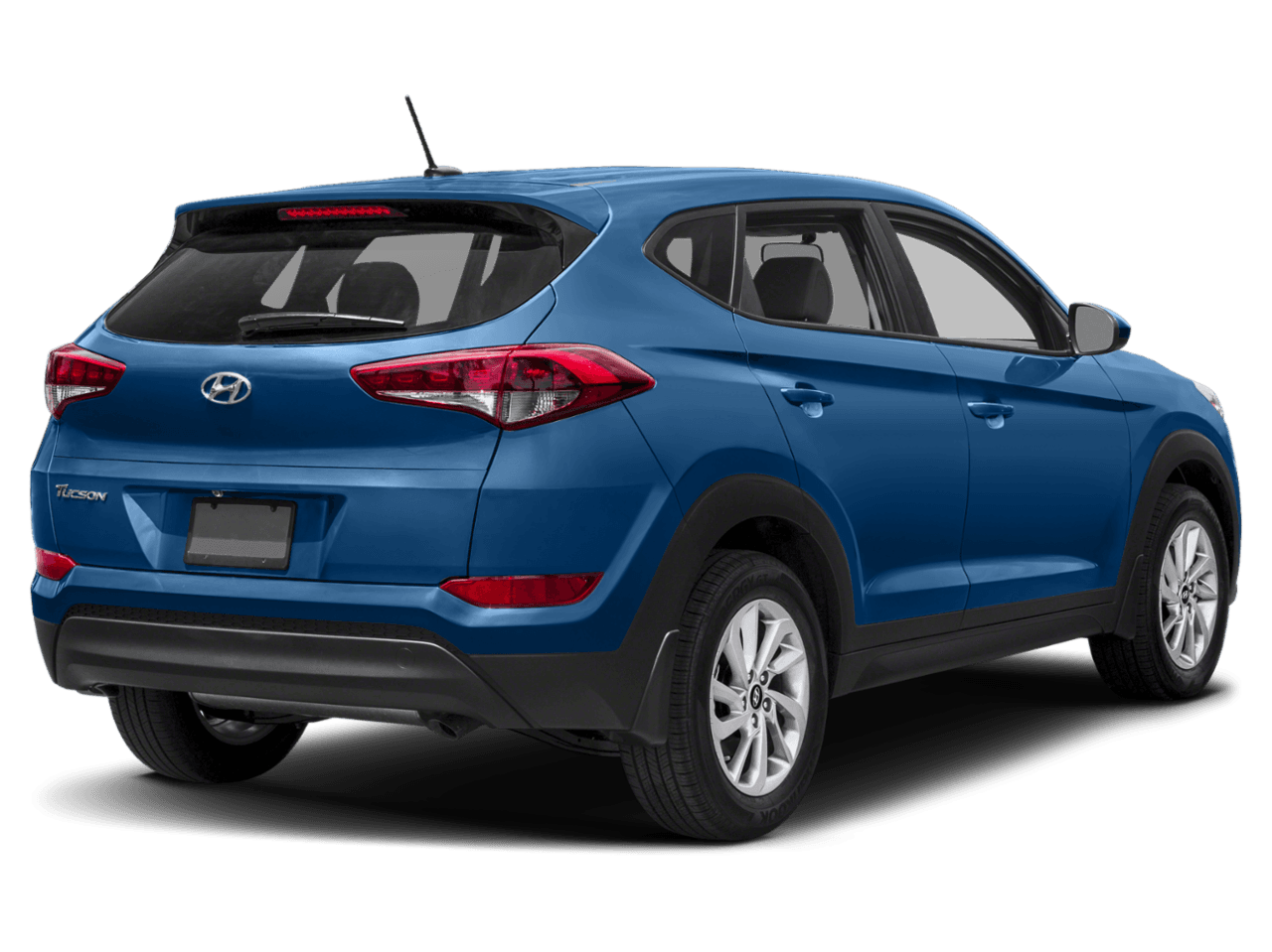 2018 Hyundai Tucson Sport - Rear 3/4, facing to the right