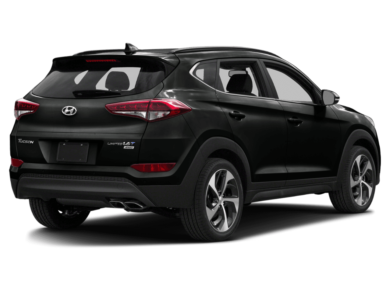 2018 Hyundai Tucson Limited - Rear 3/4, facing to the right
