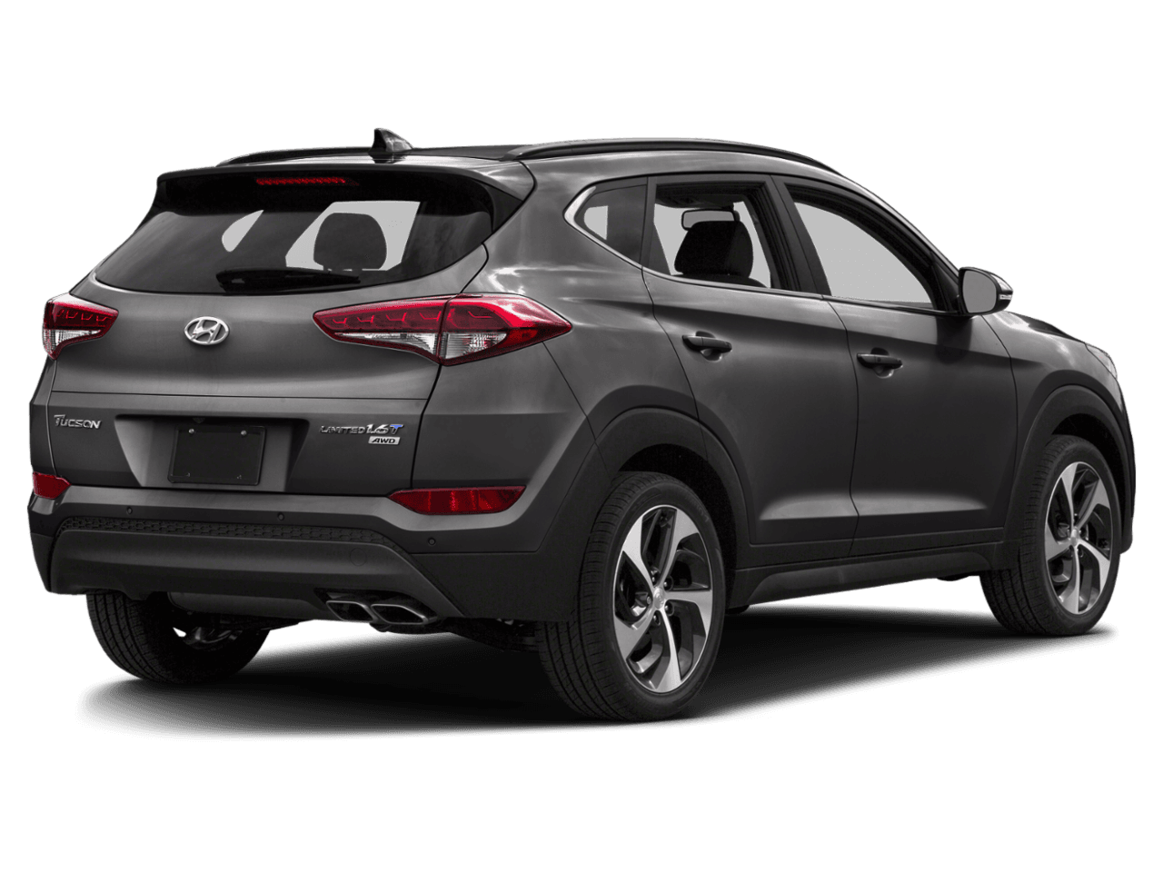 2018 Hyundai Tucson Limited - Rear 3/4, facing to the right