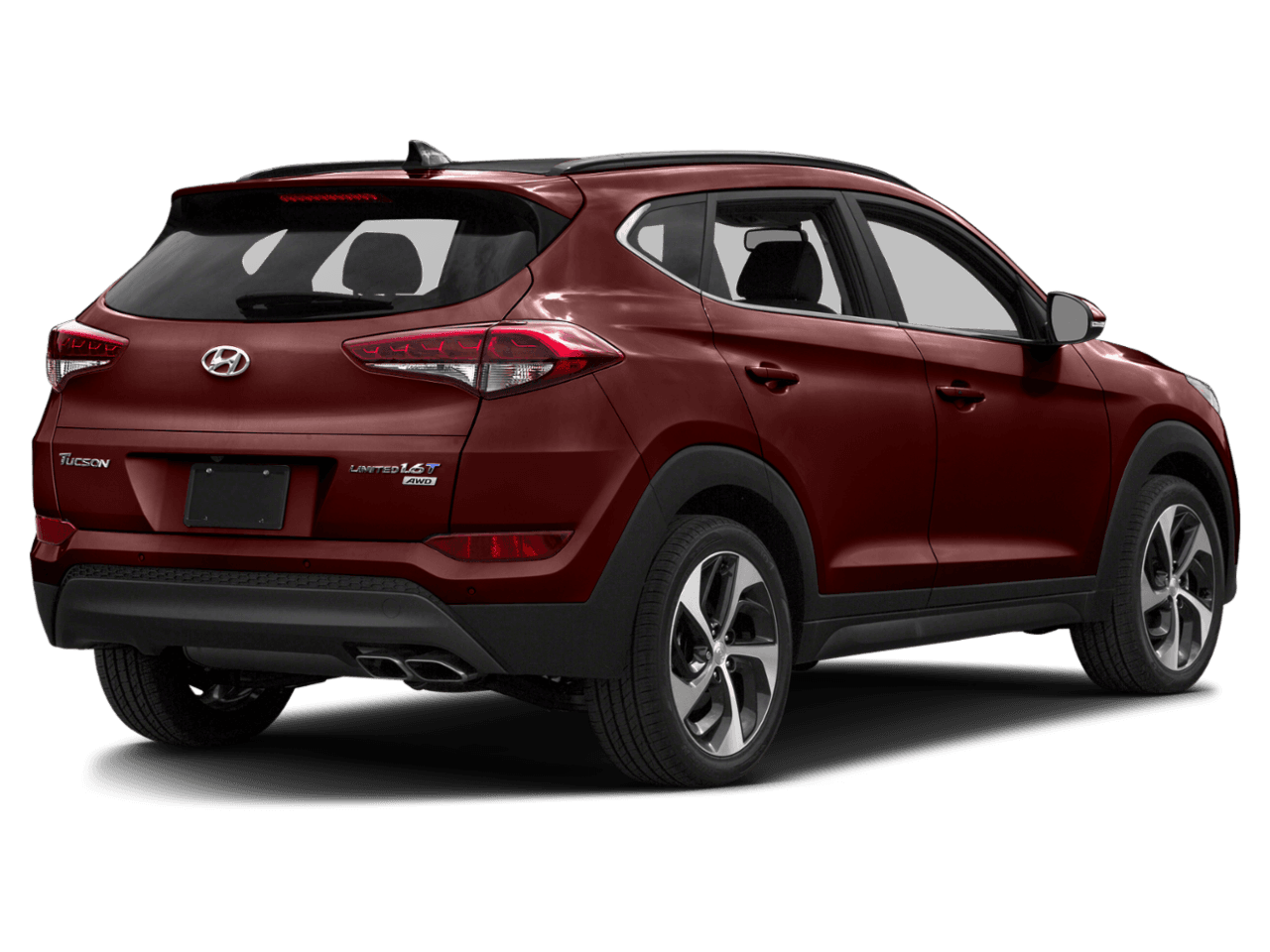 2018 Hyundai Tucson Limited - Rear 3/4, facing to the right