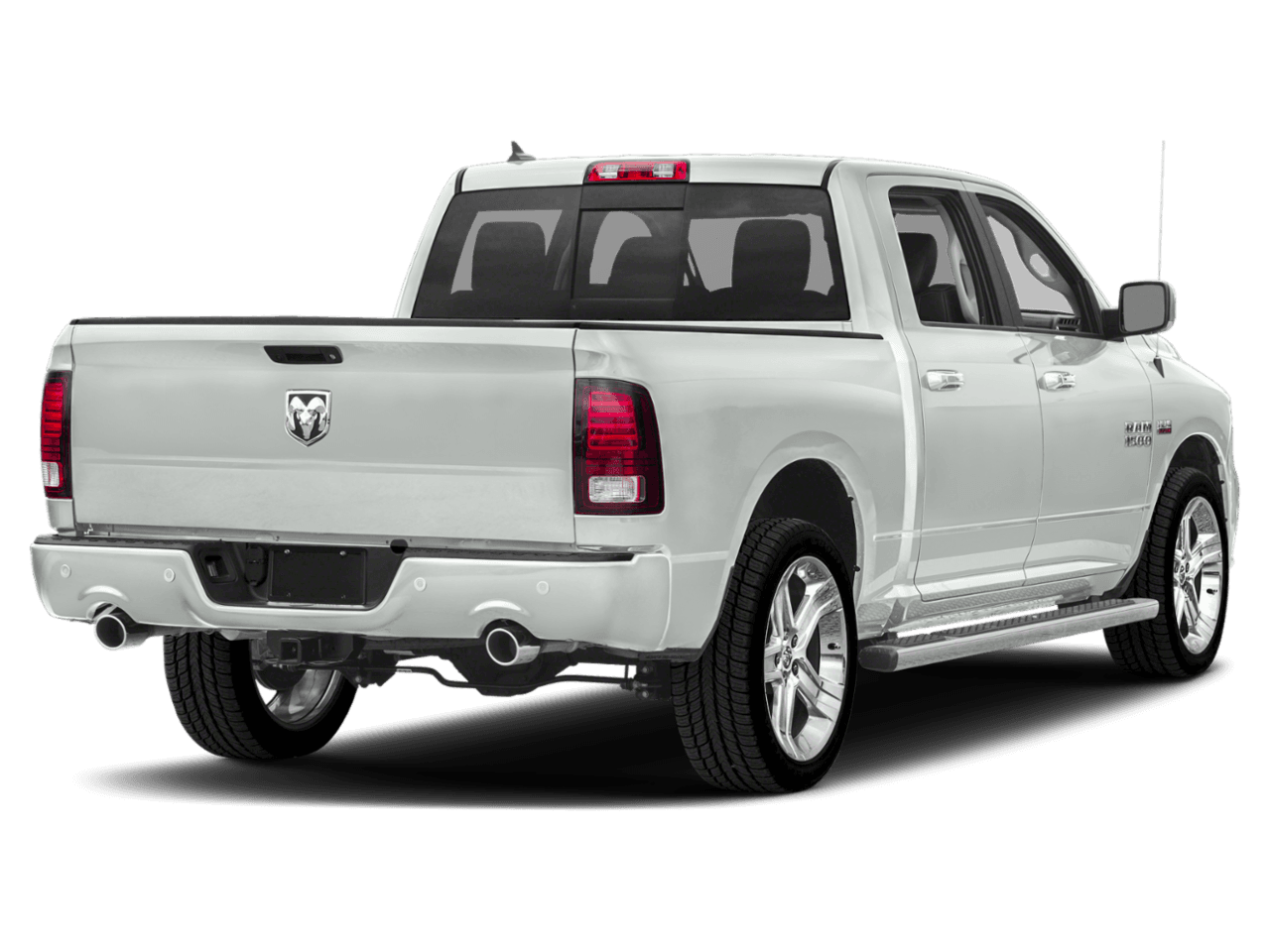 2018 Ram 1500 Night - Rear 3/4, facing to the right