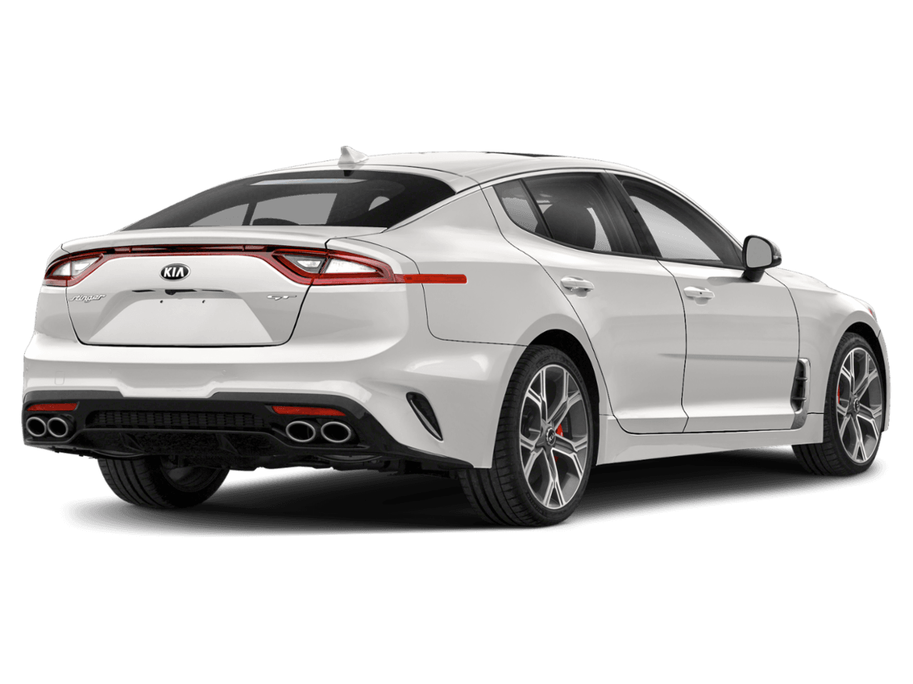 2018 Kia Stinger GT1 - Rear 3/4, facing to the right