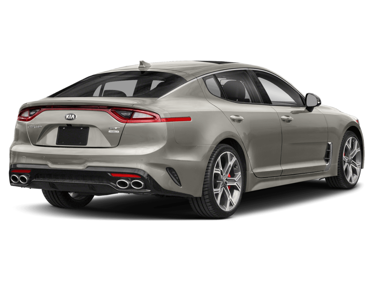 2018 Kia Stinger GT - Rear 3/4, facing to the right