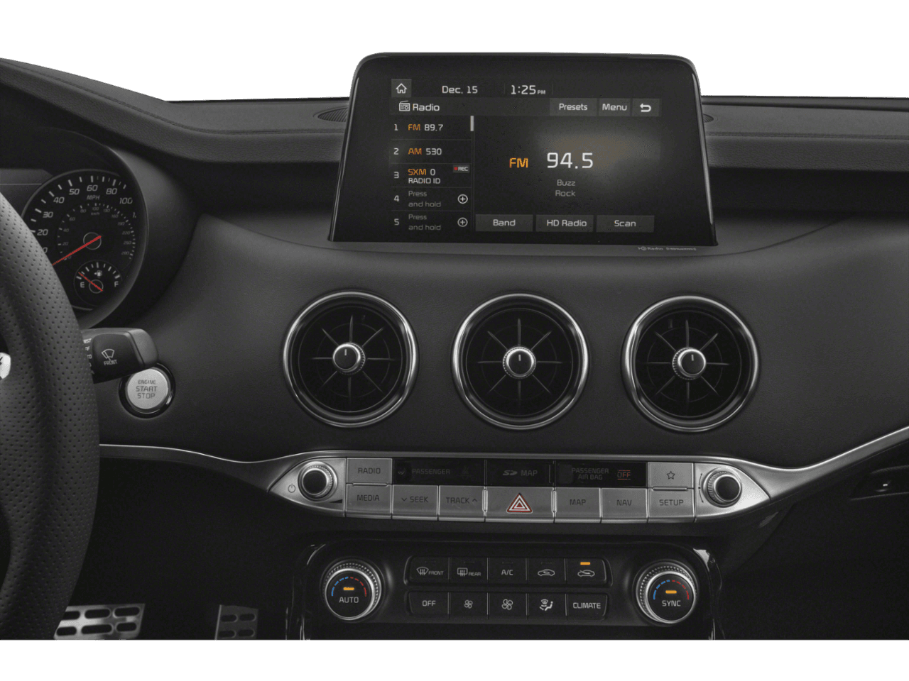 2018 Kia Stinger GT - Interior Stereo System