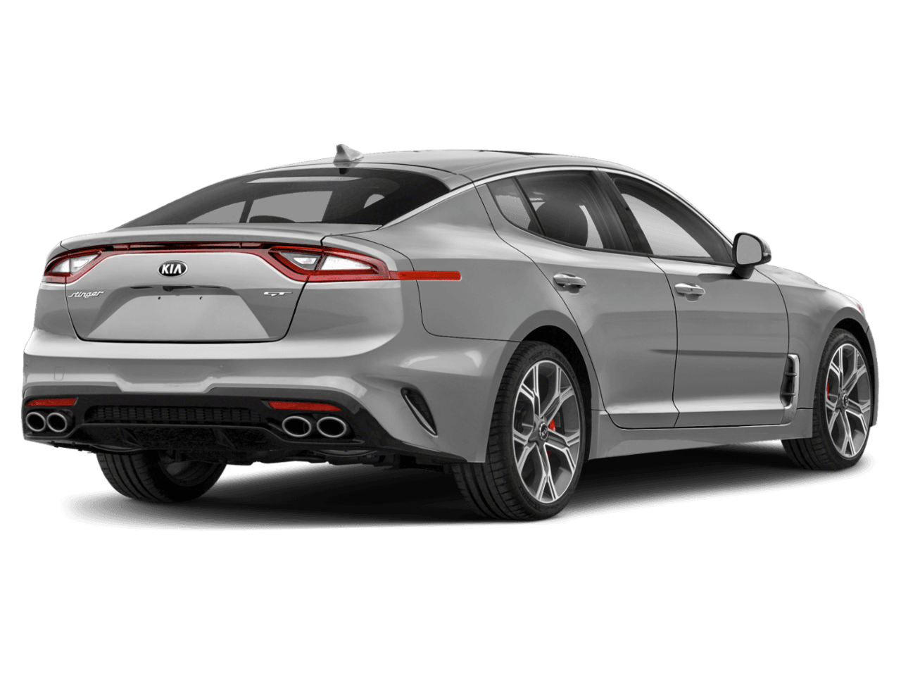 2018 Kia Stinger GT1 - Rear 3/4, facing to the right