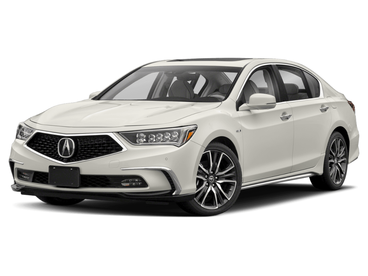 2018 Acura RLX Sport Hybrid w/Advance Pkg - Front 3/4, facing to the left