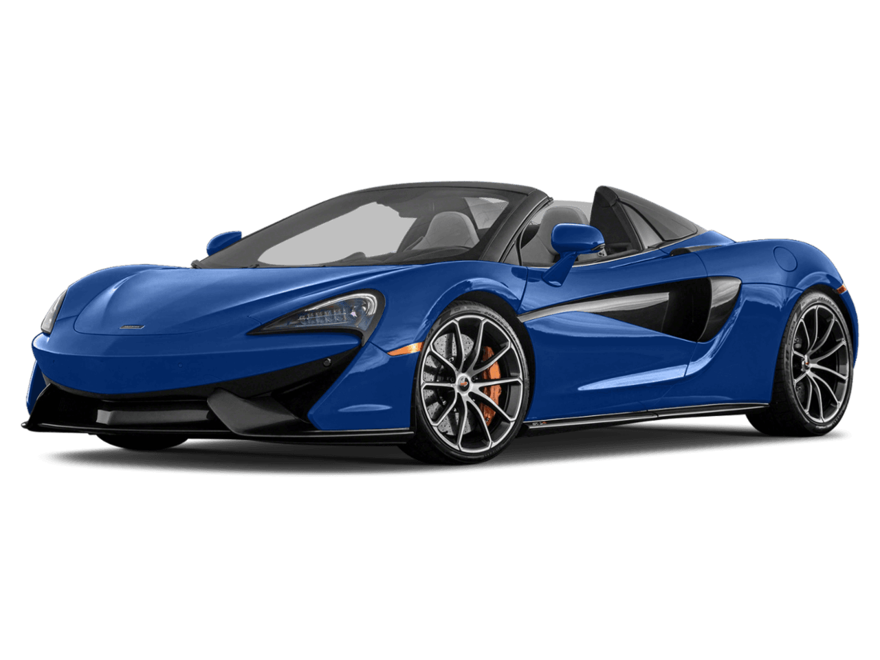 2018 McLaren 570S  - Front 3/4, facing to the left