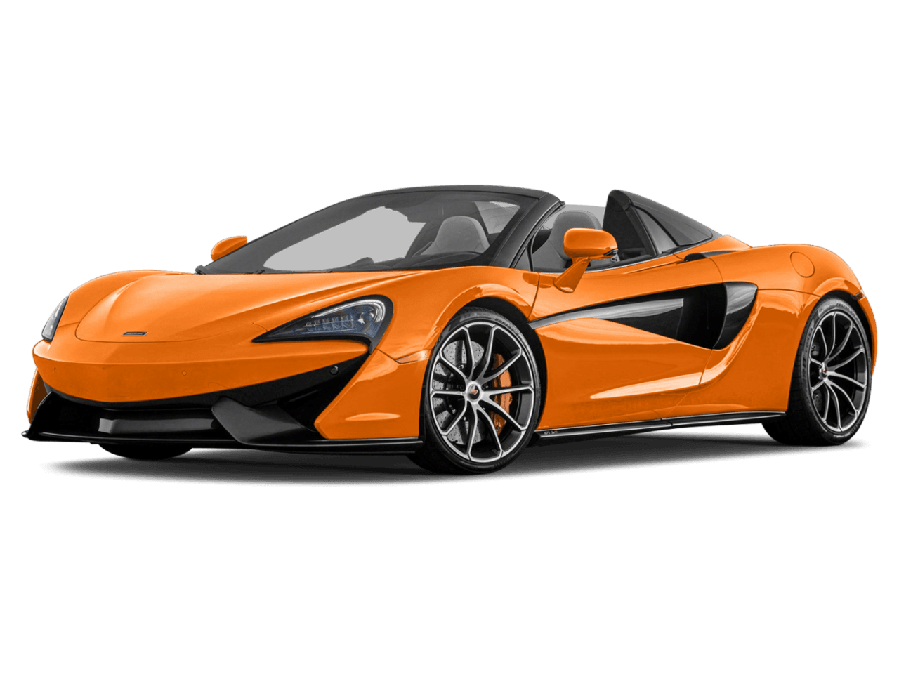 2018 McLaren 570S  - Front 3/4, facing to the left