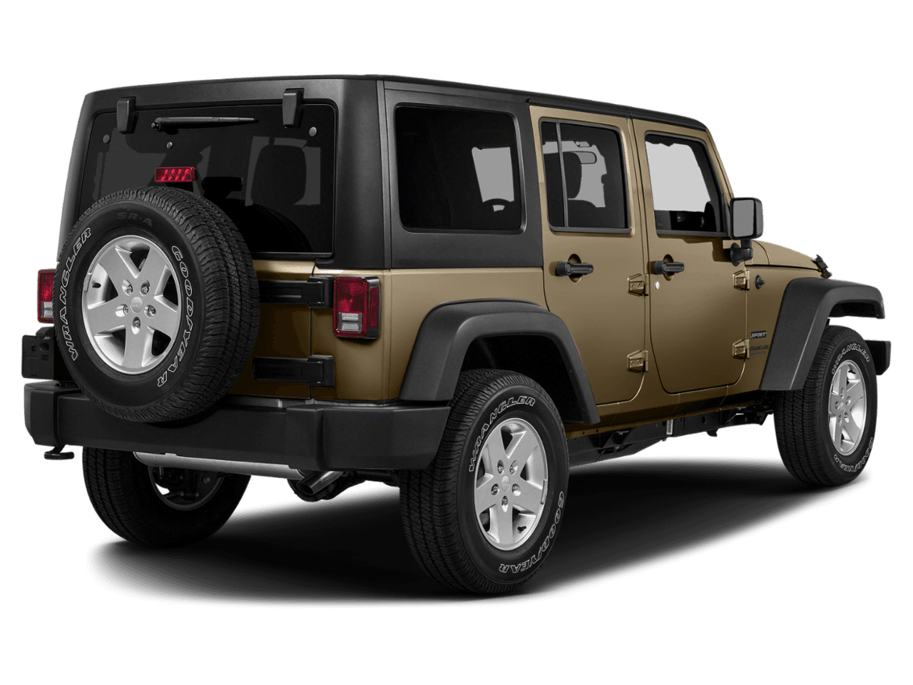 2018 Jeep Wrangler JK Unlimited Golden Eagle - Rear 3/4, facing to the right