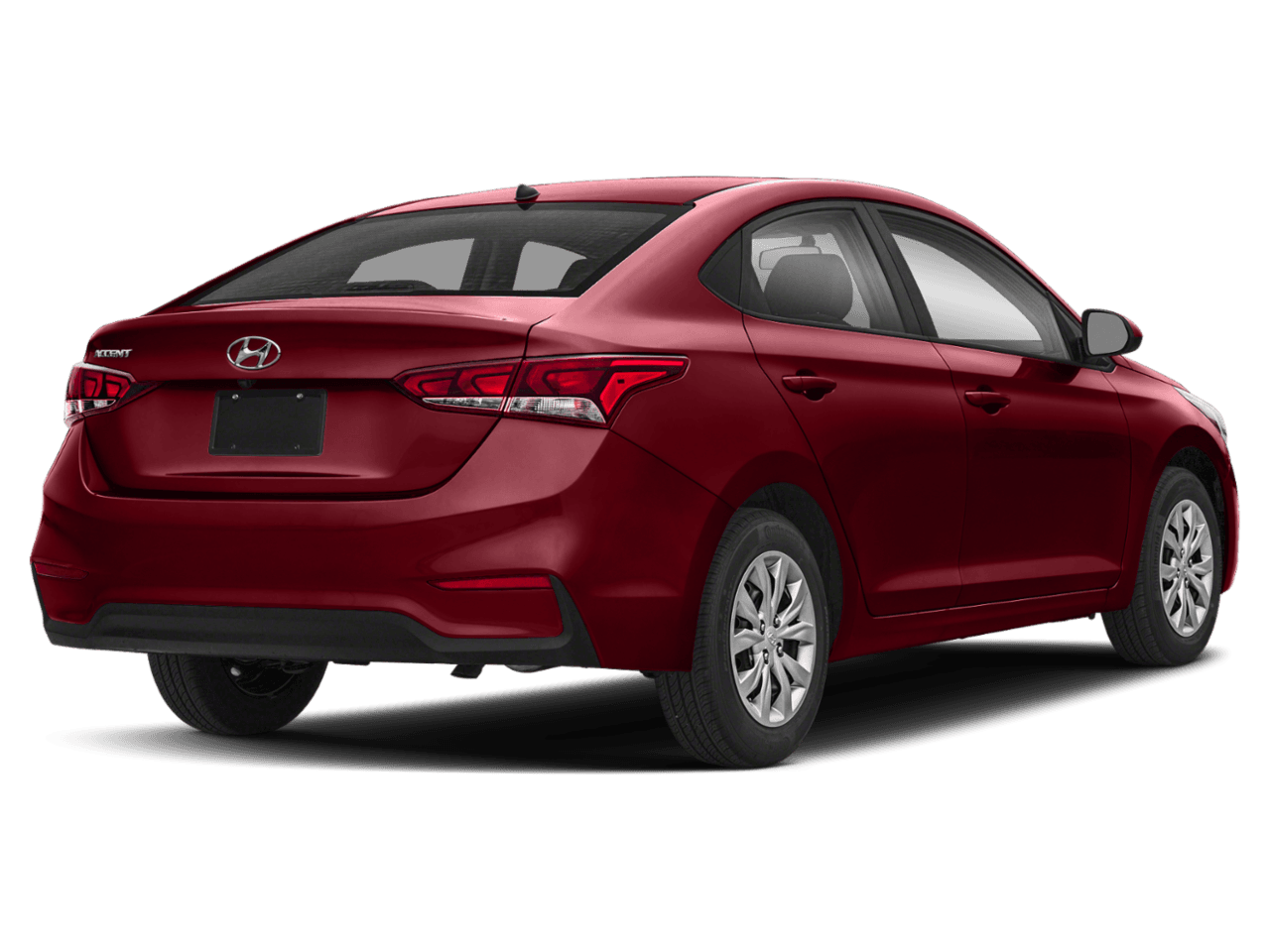 2018 Hyundai Accent Limited - Rear 3/4, facing to the right
