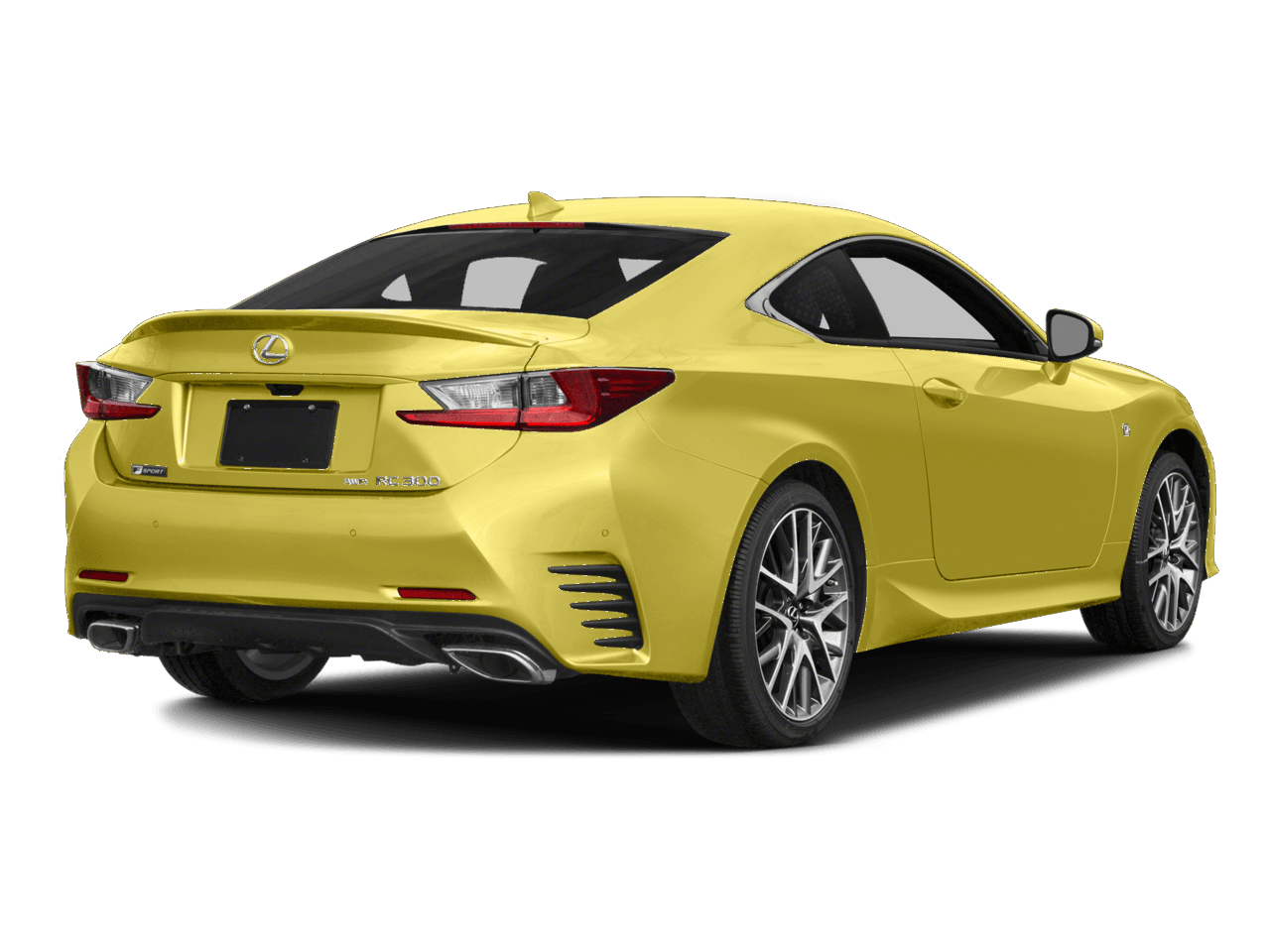 2018 Lexus RC RC 300 F Sport - Rear 3/4, facing to the right