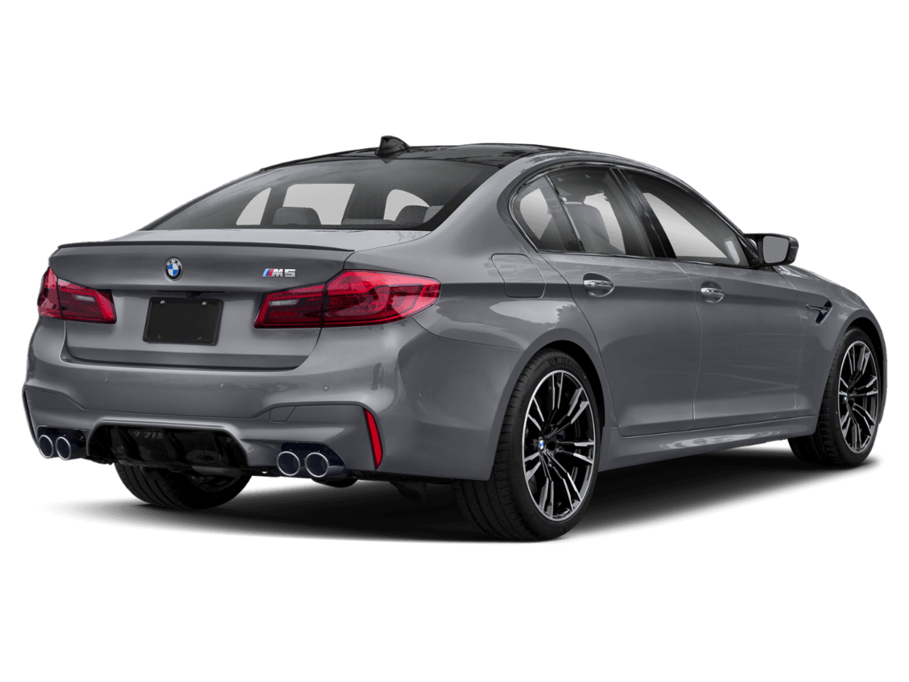 2018 BMW M5  - Rear 3/4, facing to the right