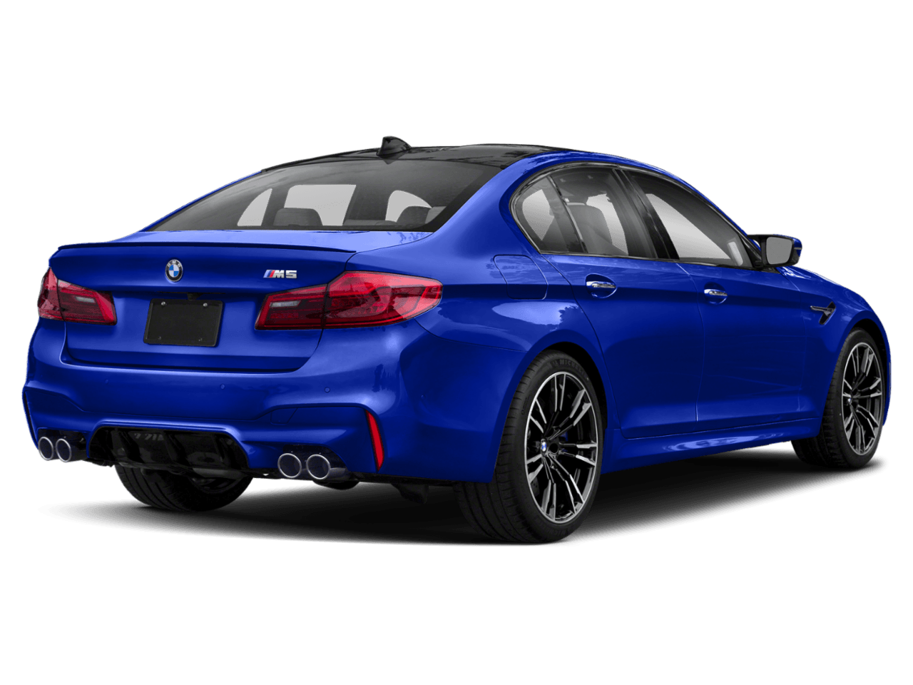 2018 BMW M5  - Rear 3/4, facing to the right