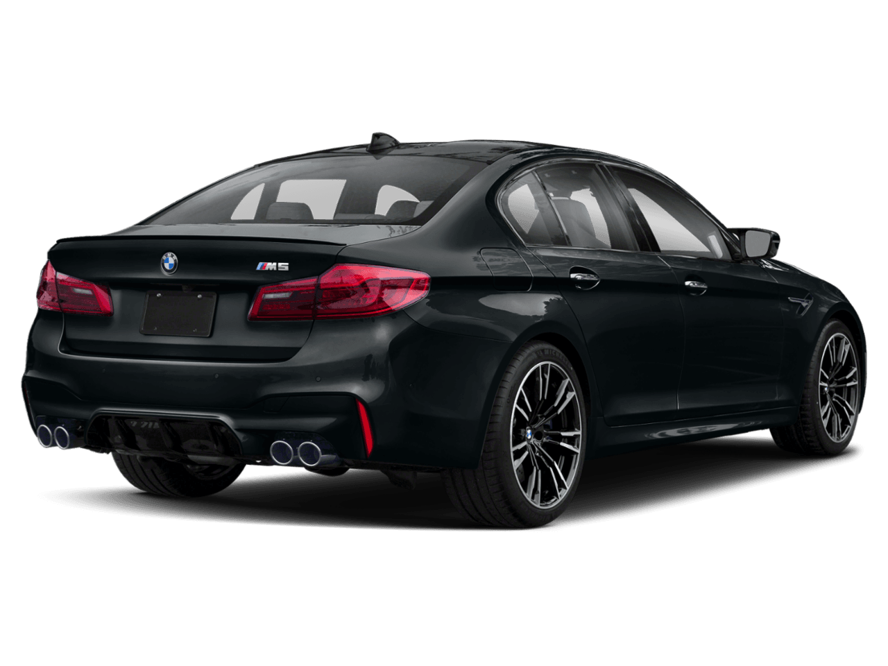 2018 BMW M5  - Rear 3/4, facing to the right