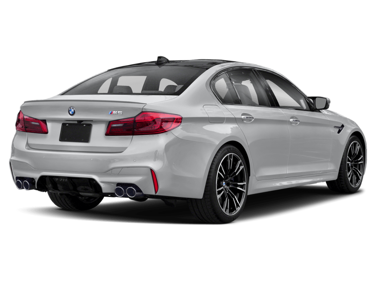 2018 BMW M5  - Rear 3/4, facing to the right