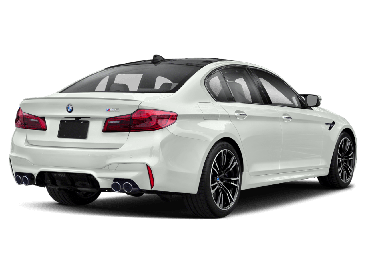 2018 BMW M5  - Rear 3/4, facing to the right