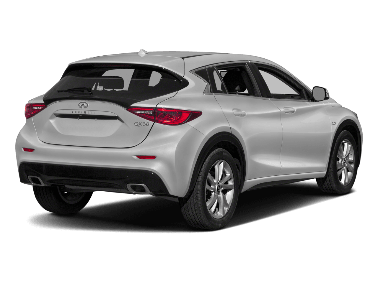2018 INFINITI QX30 PURE - Rear 3/4, facing to the right