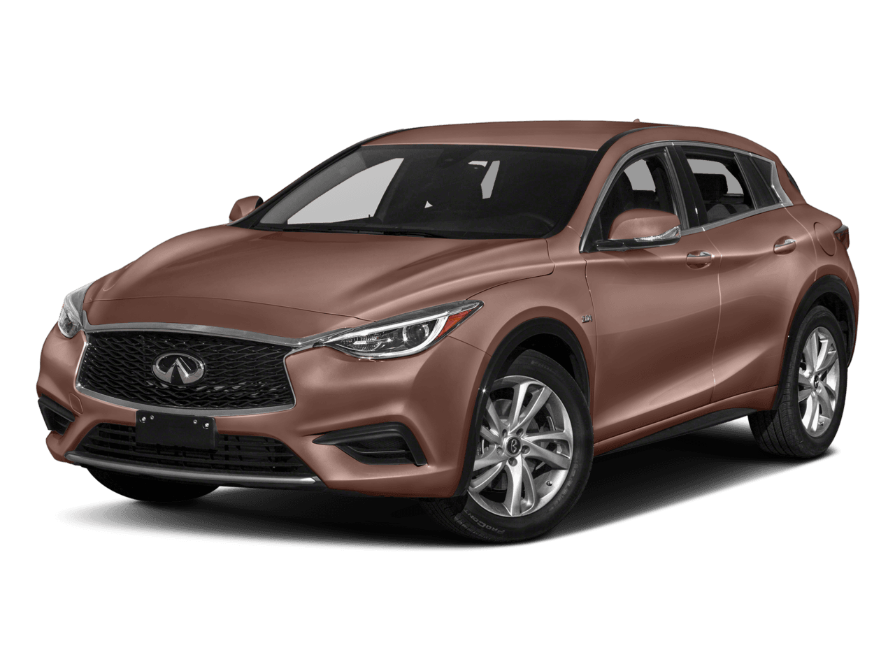 2018 INFINITI QX30 LUXE - Front 3/4, facing to the left