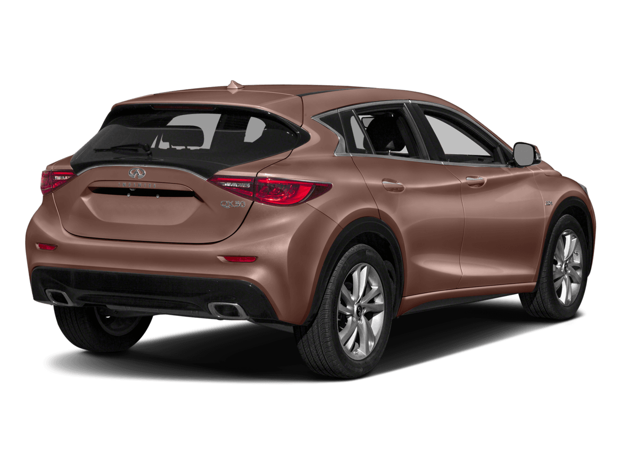 2018 INFINITI QX30 ESSENTIAL - Rear 3/4, facing to the right