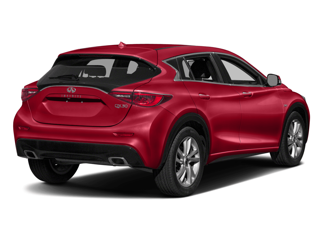 2018 INFINITI QX30 SPORT - Rear 3/4, facing to the right