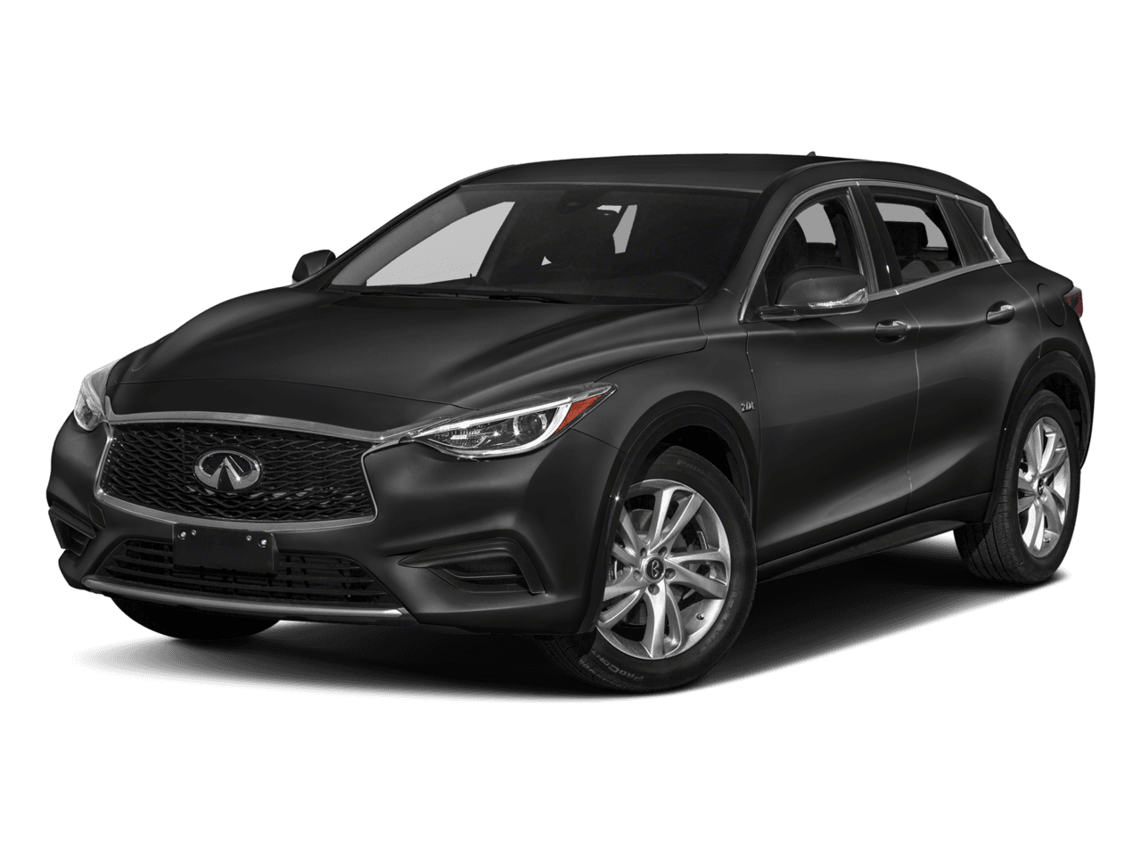 2018 INFINITI QX30 LUXE - Front 3/4, facing to the left