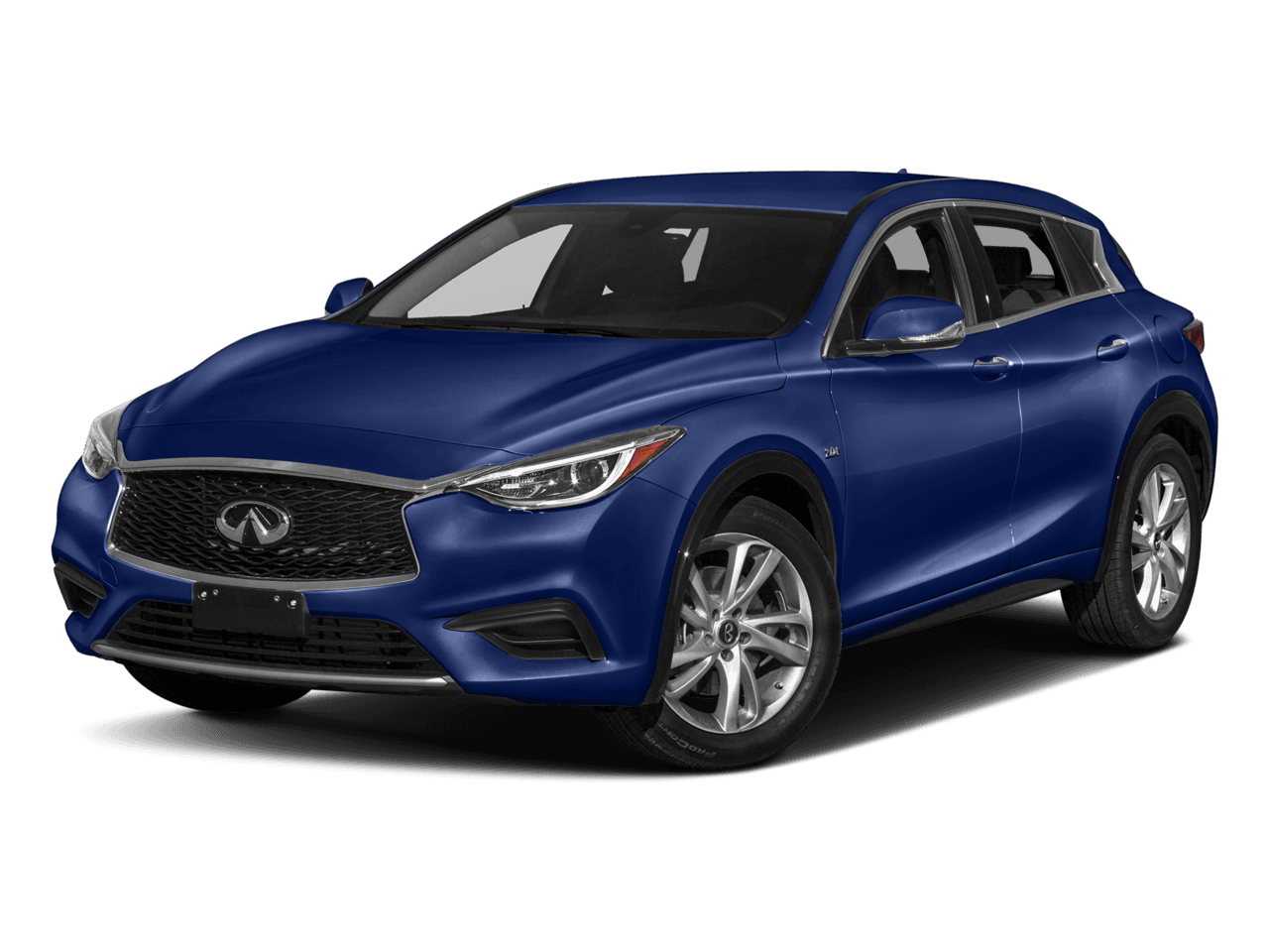 2018 INFINITI QX30 LUXE - Front 3/4, facing to the left