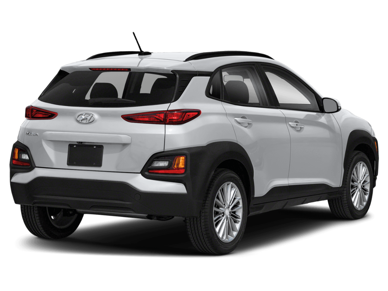 2018 Hyundai Kona SEL - Rear 3/4, facing to the right