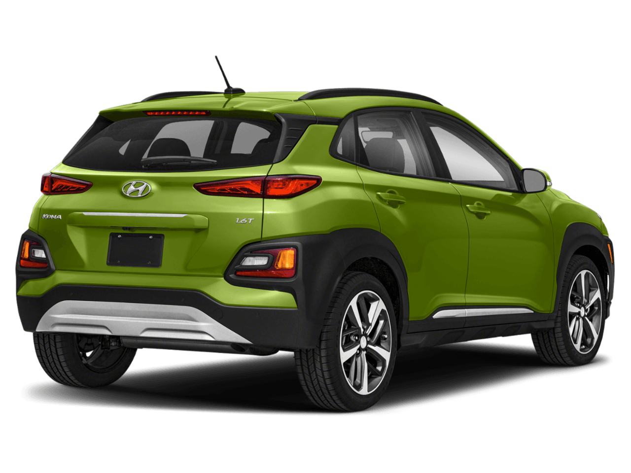 2018 Hyundai Kona Limited - Rear 3/4, facing to the right