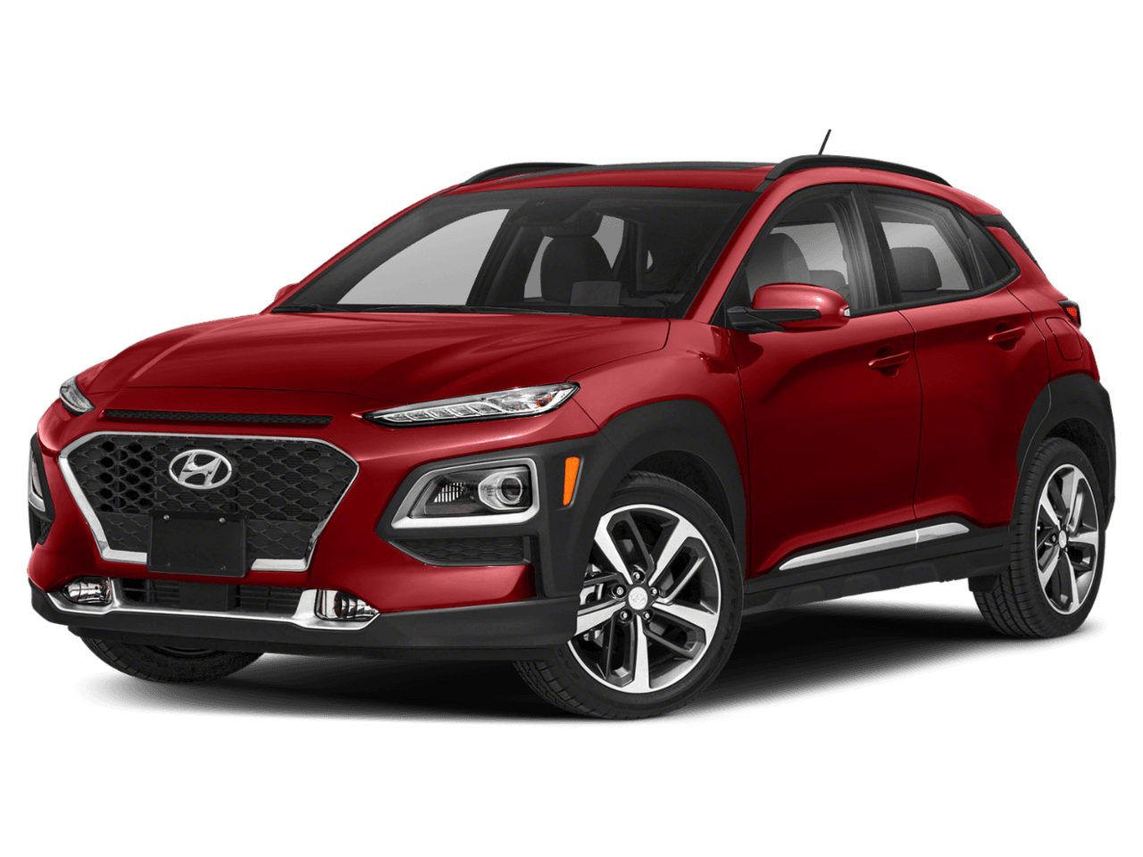 2018 Hyundai Kona Ultimate - Front 3/4, facing to the left