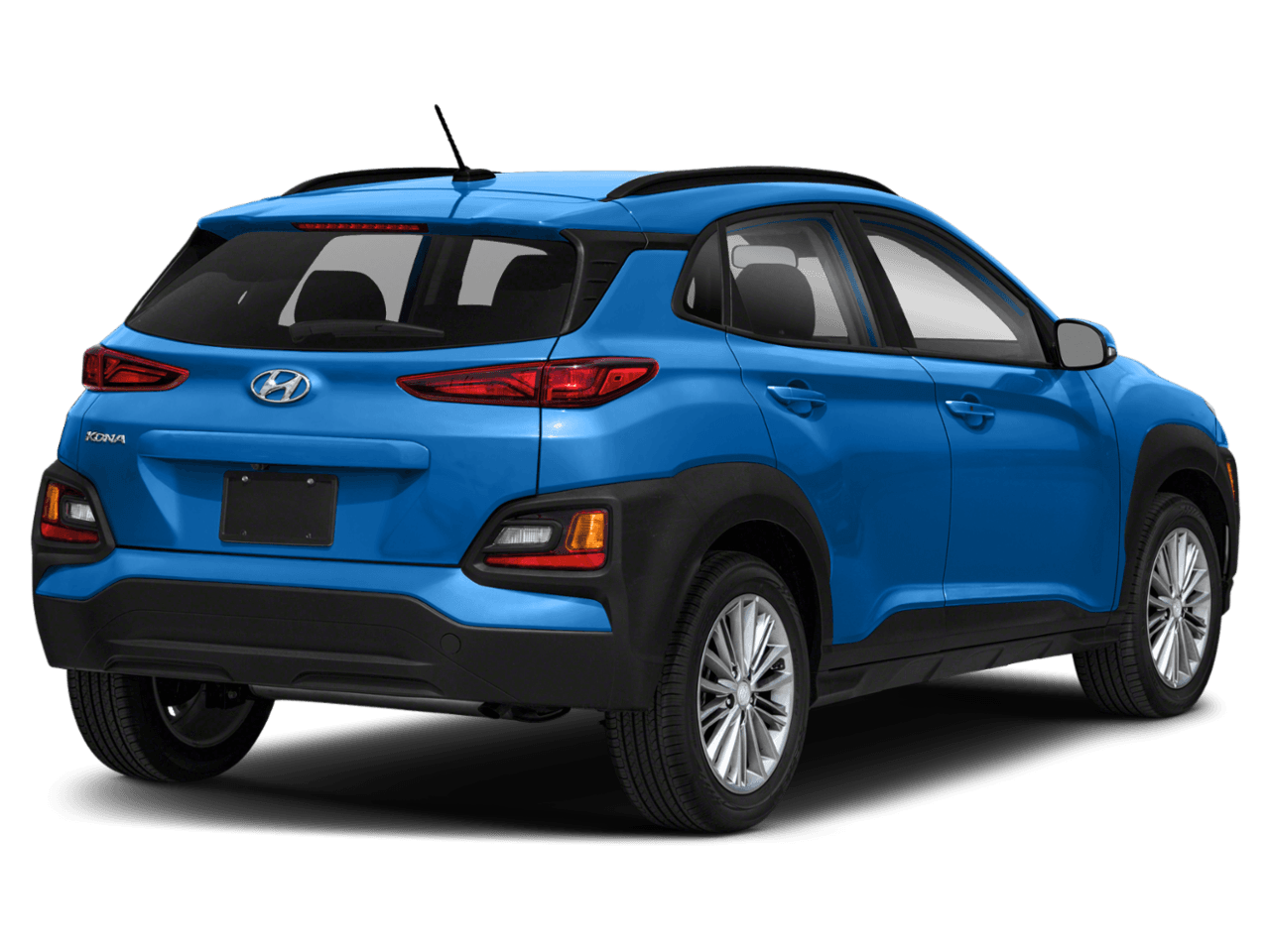 2018 Hyundai Kona SE - Rear 3/4, facing to the right