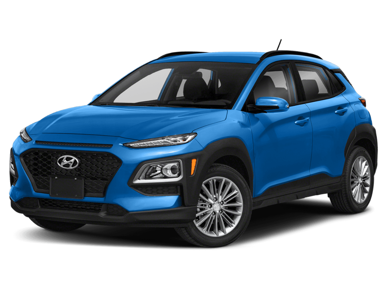 2018 Hyundai Kona SEL - Front 3/4, facing to the left