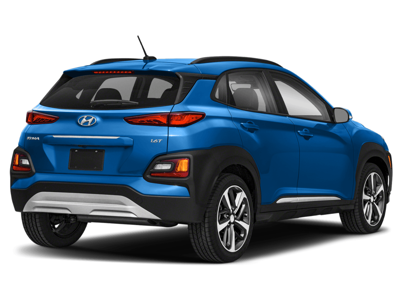 2018 Hyundai Kona Limited - Rear 3/4, facing to the right