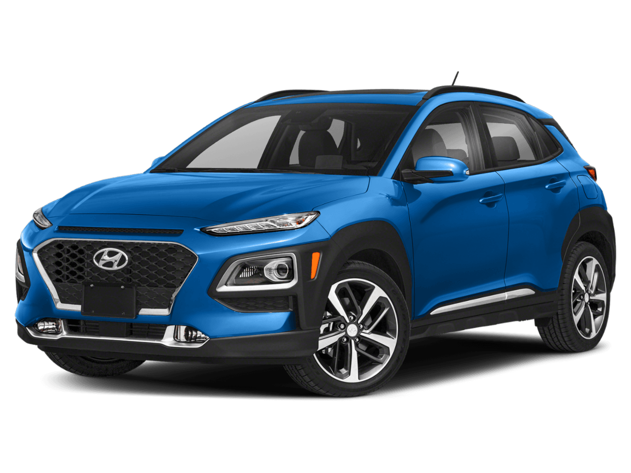 2018 Hyundai Kona Ultimate - Front 3/4, facing to the left
