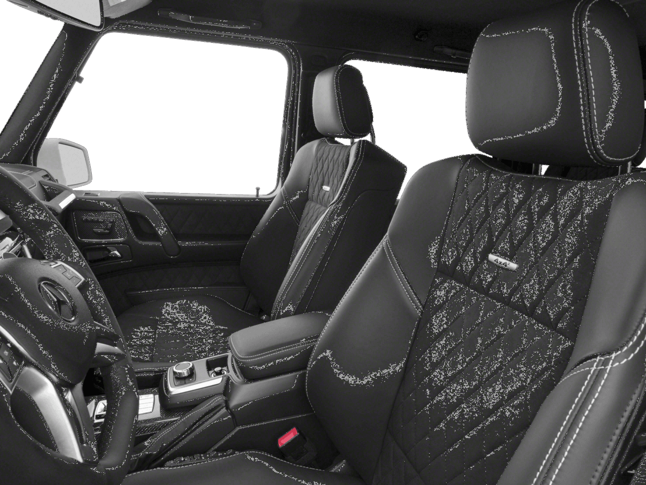 2018 Mercedes-Benz G-Class G 550 4x4 Squared - Interior Driver's Side with Door Open, Front Seat Feature