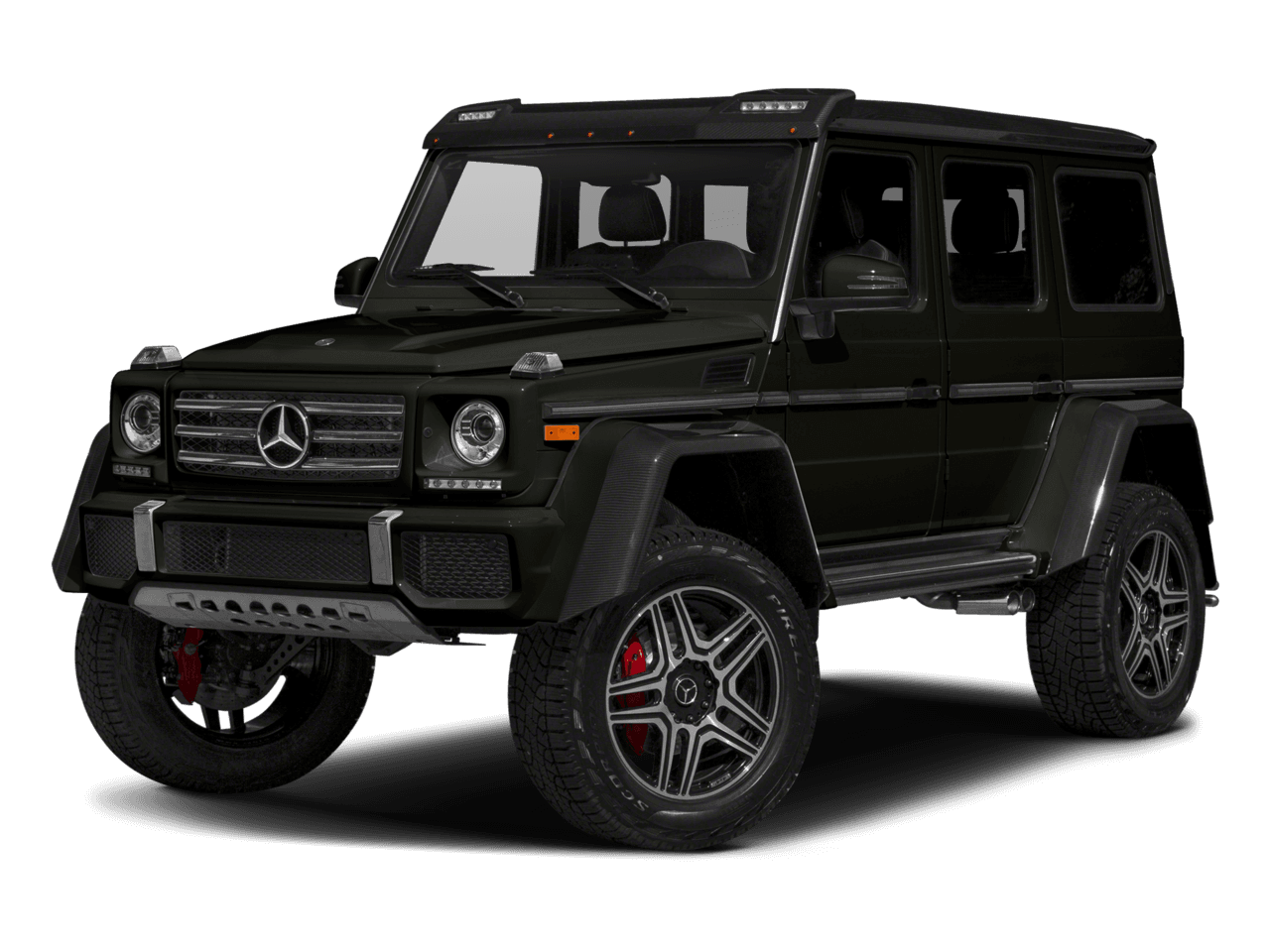 2018 Mercedes-Benz G-Class G 550 4x4 Squared - Front 3/4, facing to the left