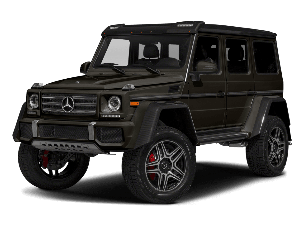 2018 Mercedes-Benz G-Class G 550 4x4 Squared - Front 3/4, facing to the left