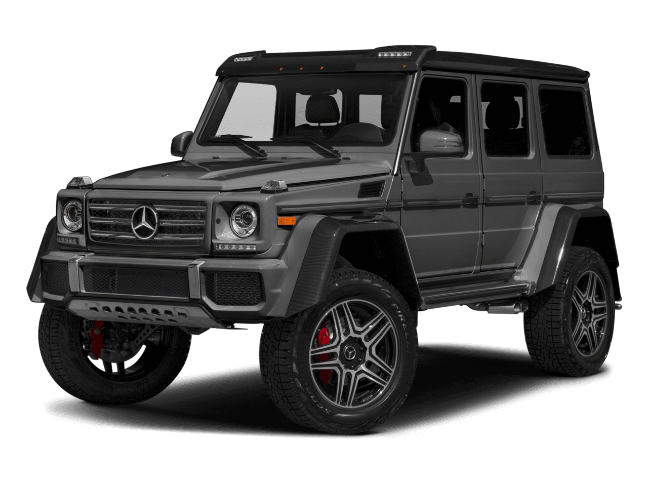 2018 Mercedes-Benz G-Class G 550 4x4 Squared - Front 3/4, facing to the left