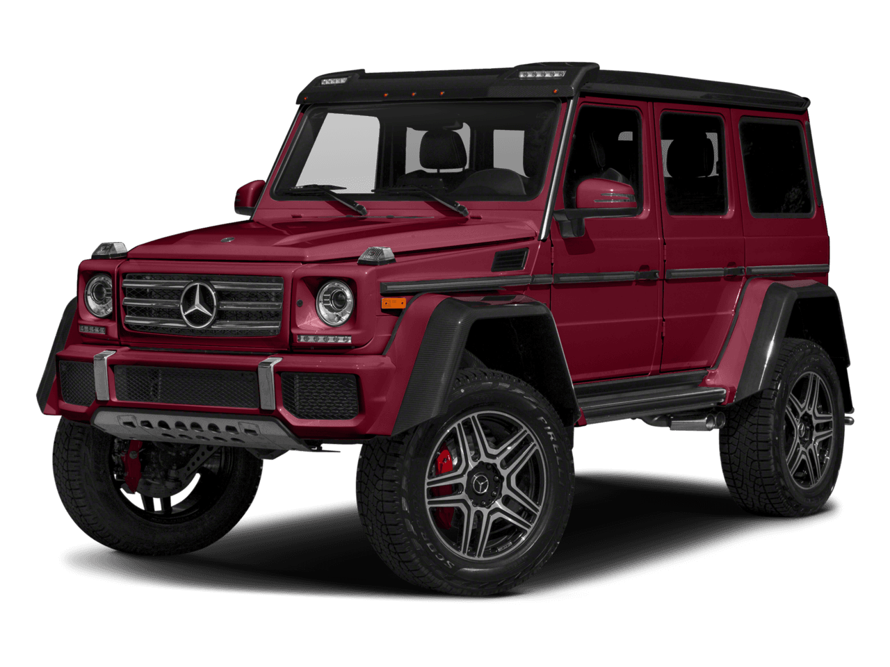 2018 Mercedes-Benz G-Class G 550 4x4 Squared - Front 3/4, facing to the left