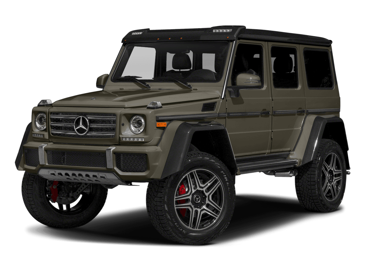 2018 Mercedes-Benz G-Class G 550 4x4 Squared - Front 3/4, facing to the left