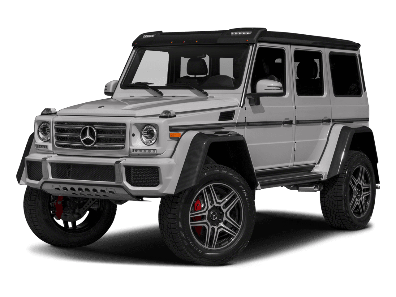 2018 Mercedes-Benz G-Class G 550 4x4 Squared - Front 3/4, facing to the left