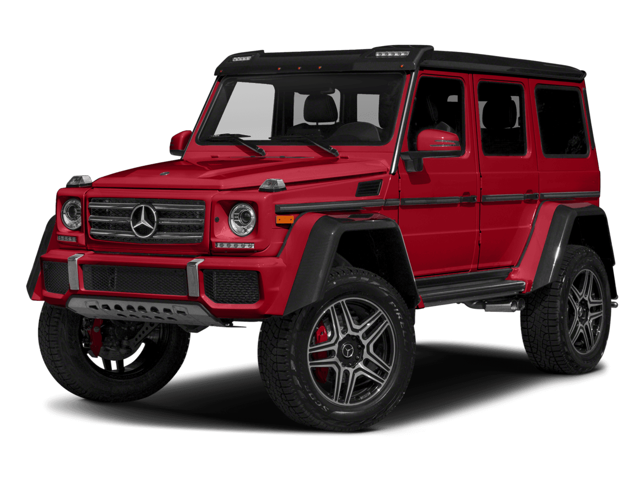 2018 Mercedes-Benz G-Class G 550 4x4 Squared - Front 3/4, facing to the left