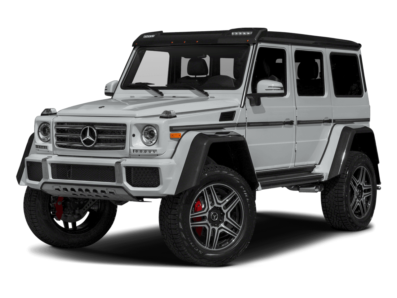 2018 Mercedes-Benz G-Class G 550 4x4 Squared - Front 3/4, facing to the left