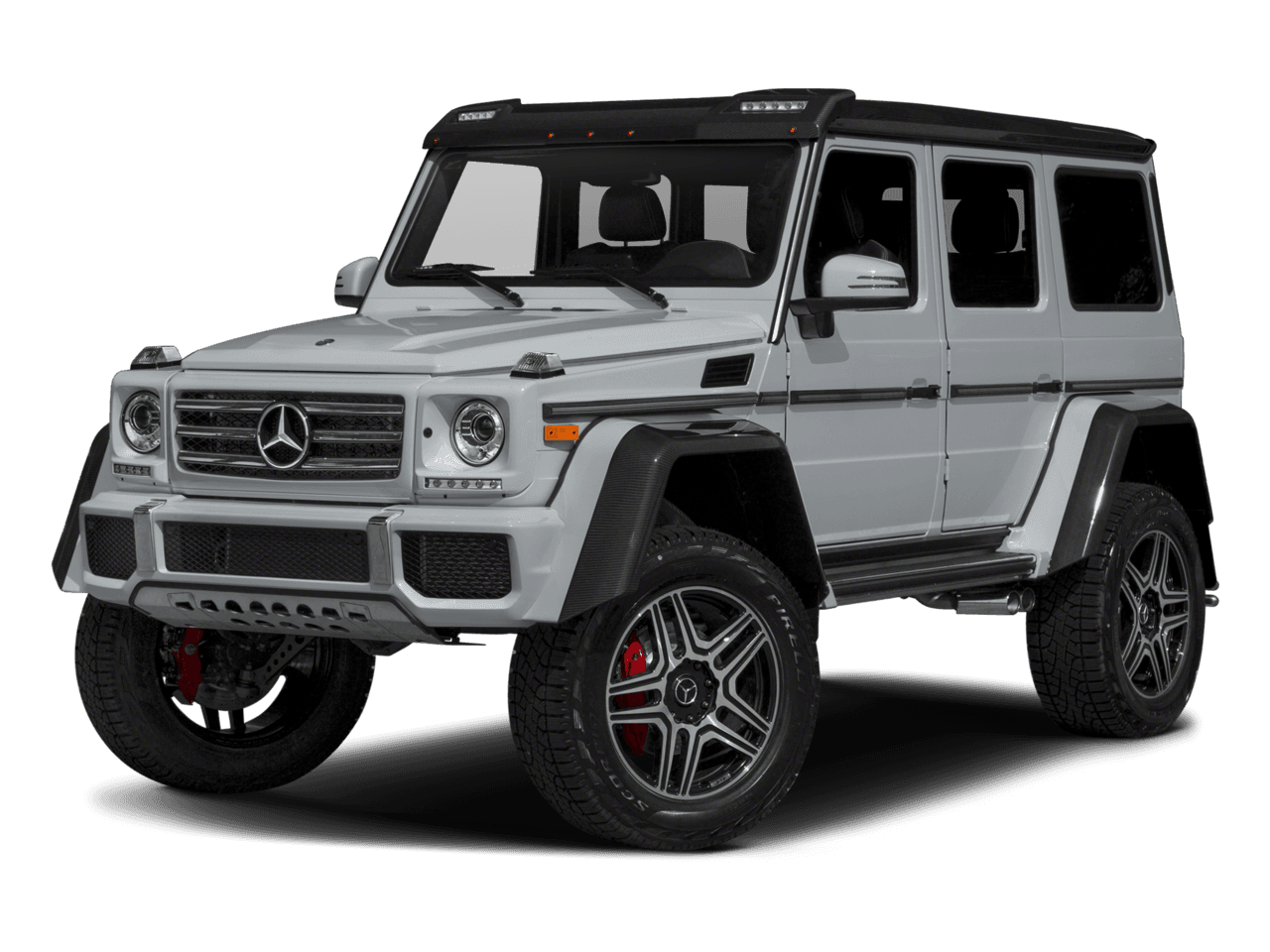 2018 Mercedes-Benz G-Class G 550 4x4 Squared - Front 3/4, facing to the left